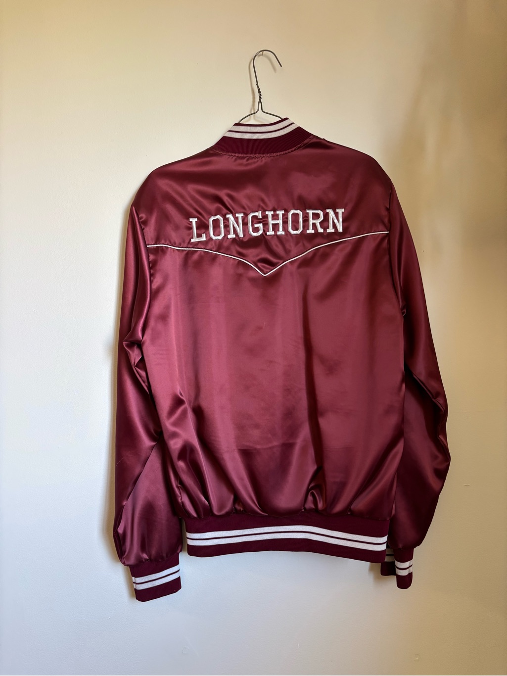 Vintage Longhorn Dancehall Satin Jacket